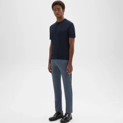 Theory Zaine Pant In Printed Precision Ponte-Men Suits|Pants