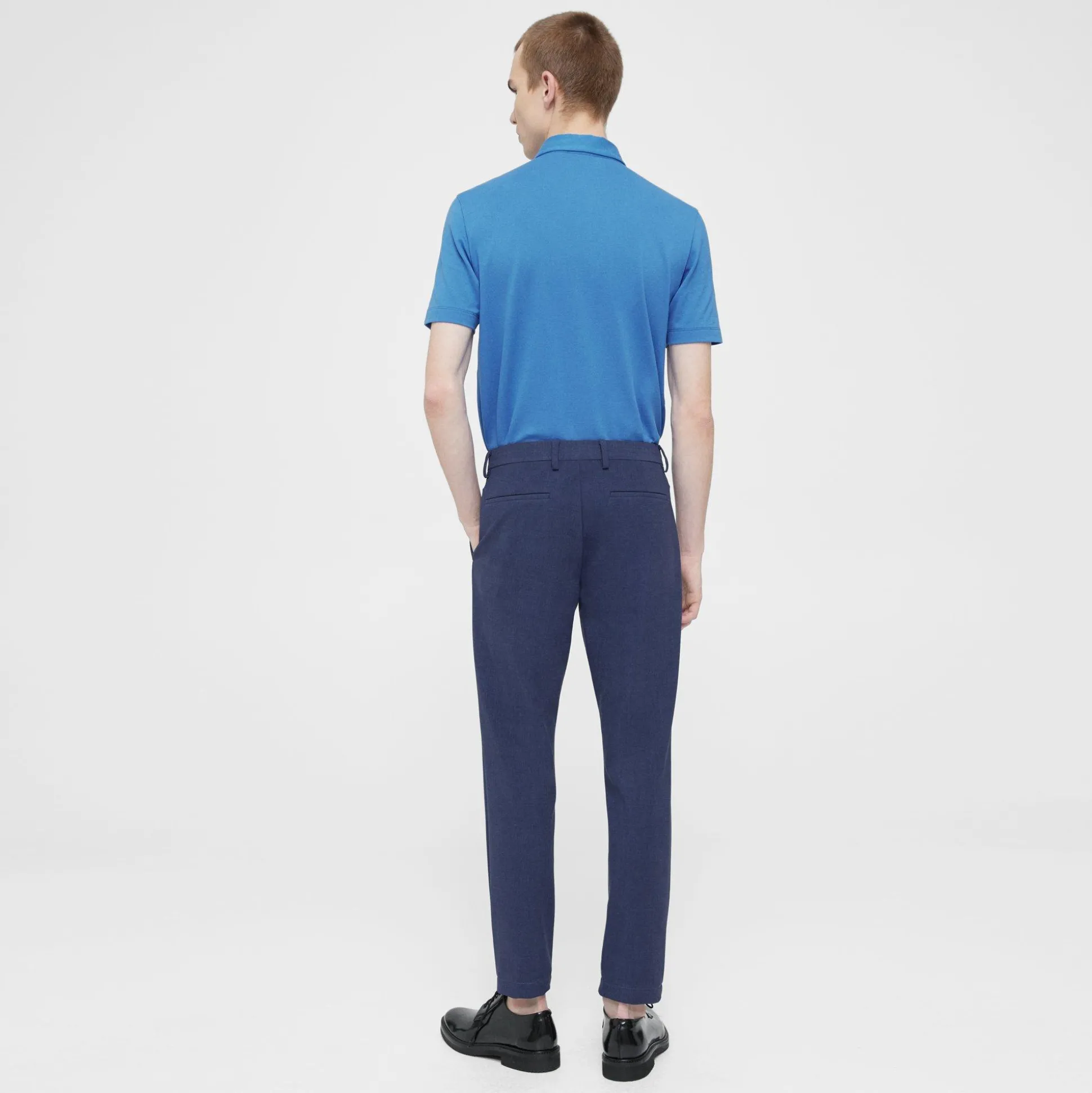 Theory Zaine Pant In Printed Precision Ponte-Men Suits|Pants