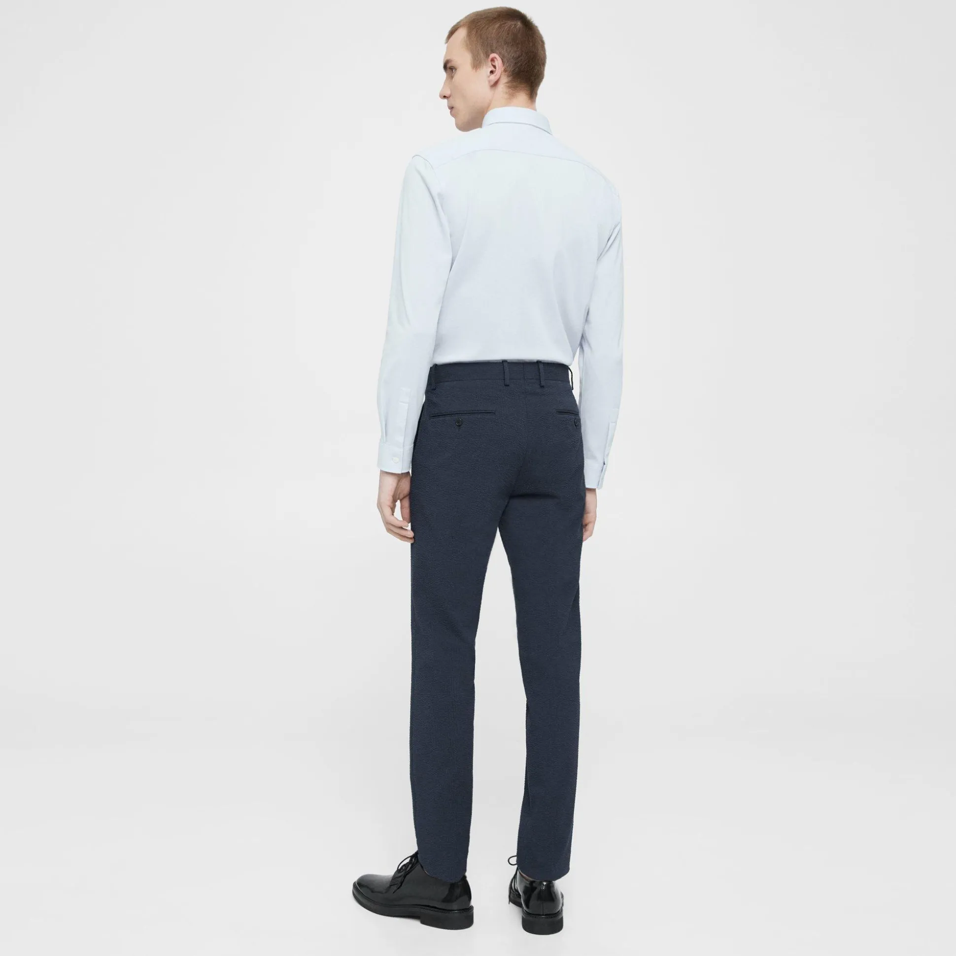 Theory Zaine Pant In Seersucker-Men Suits|Pants