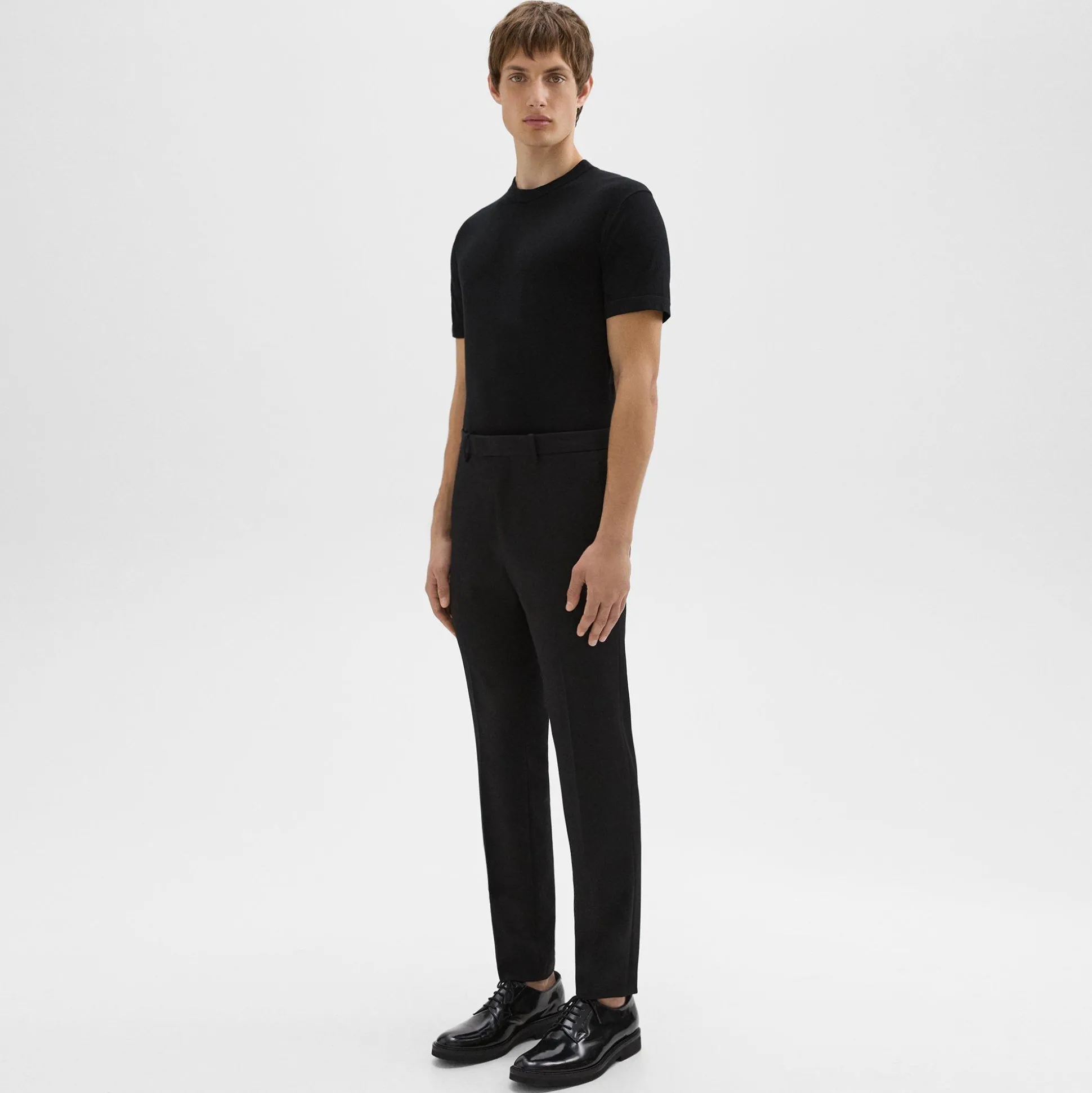 Theory Zaine Tab Pant In Stretch Cotton-Men Pants