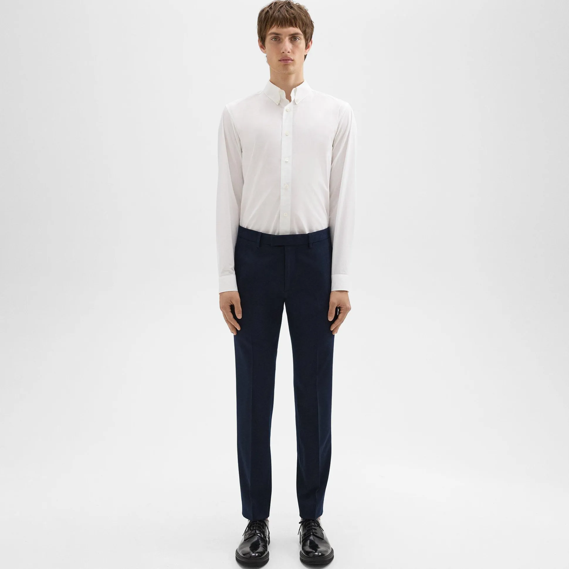 Theory Zaine Tab Pant In Stretch Cotton-Men Pants