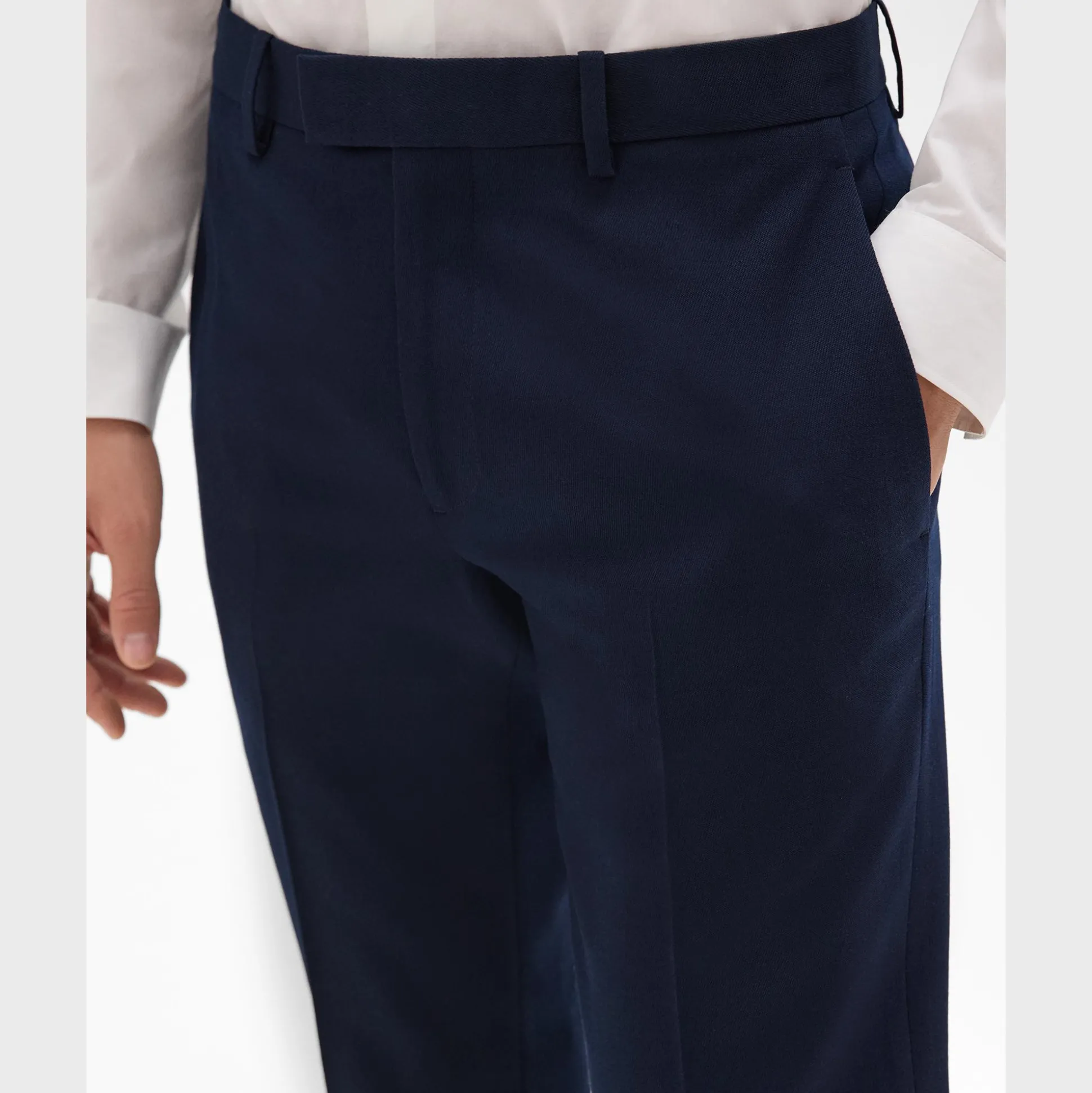 Theory Zaine Tab Pant In Stretch Cotton-Men Pants